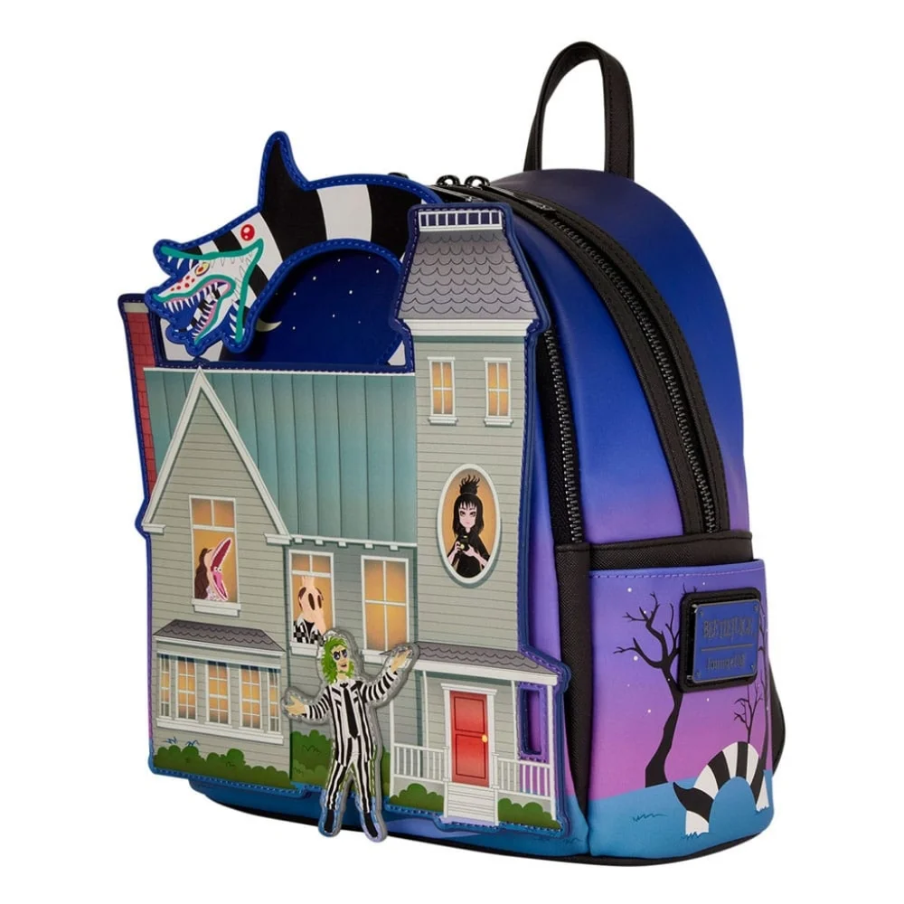 Beetlejuice By Loungefly Mini Backpack - Picture 4 of 5
